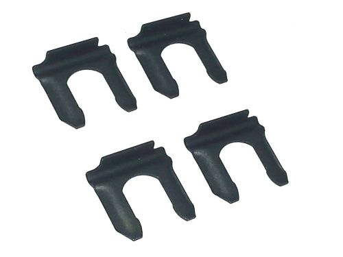 55-90 gm nosr disc drum brakes rubber brake line flex hose retaining clips 4pc