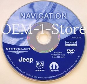 Chrysler dodge jeep mopar rb1 rec navigation map disc cd dvd 2013 033al update