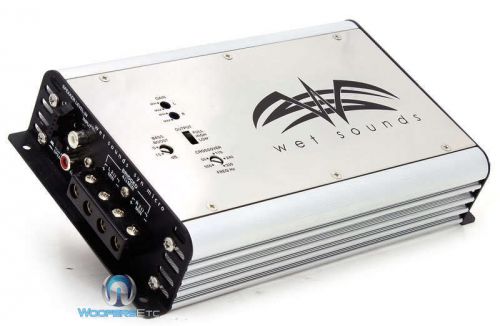 Wet sounds syn micro amp 2-ch speakers marine boat class h motorcycle amplifier