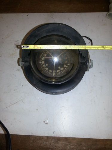 Marine compass with mounting braket with light assembly used condition