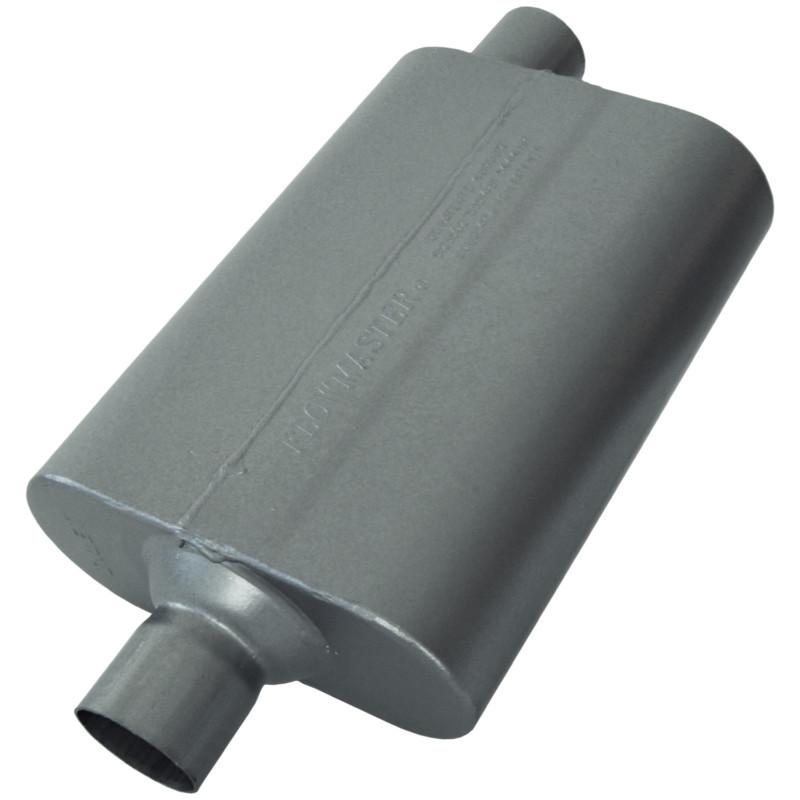 Flowmaster 50 delta muffler 409s - 2.25 center in / 2.25 offset out - moderate