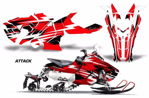 Amr racing sled wrap polaris axys snowmobile graphics sticker kit 2015+  attk r