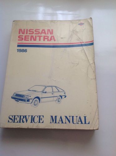 1986 nissan sentra service repair shop manual factory book oem model b11 series