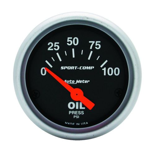 Auto meter 3327 sport-comp; electric oil pressure gauge