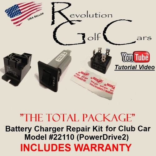 Battery charger repair / rebuild kit / powerdrive2 22110 / warranty for club car