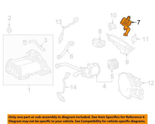 Lexus toyota oem 2015 nx200t 2.0l-l4 emission-vacuum valve 2586036110