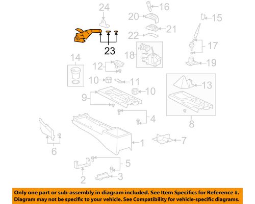 Toyota oem 07-14 fj cruiser-parking brake lever 4620135031b0