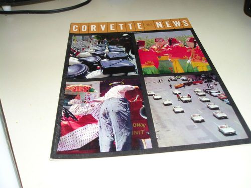 1963 original rare volume 6/# 5 corvette news magazine manual