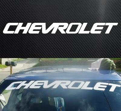 Chevrolet winshield decal sticker  4'x40" blazar silverado camaro