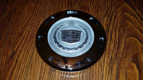 2007-2011 cadillac escalade 22 inch chrome 7 spoke wheel center cap, gm