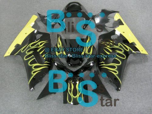 Yellow flames gsx-r750 fairing for suzuki gsxr600 gsxr750 2001-2003 044 b6