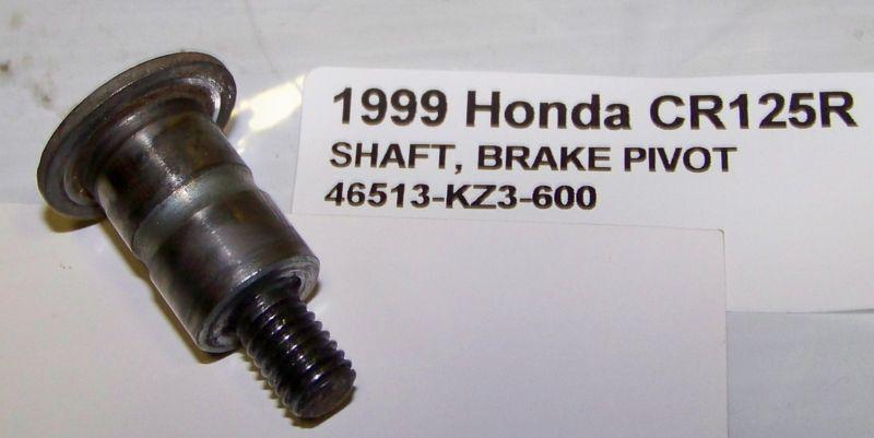 1999 honda cr125r brake pedal bolt, pivot, shaft 46513-kz-600