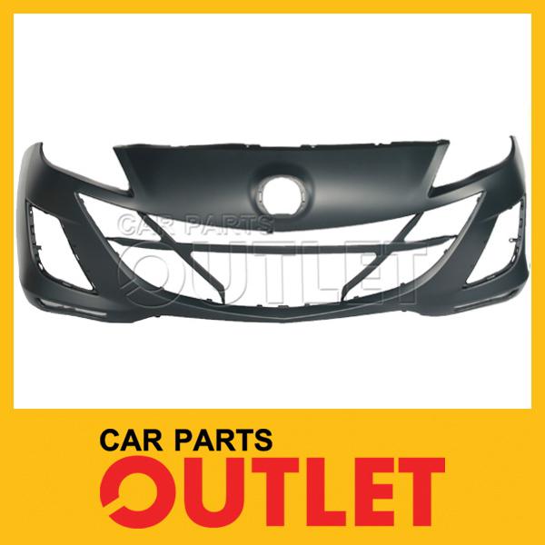 10-11 mazda 3 front bumper cover assembly replacement primed 2.0l gx 4d sedan 