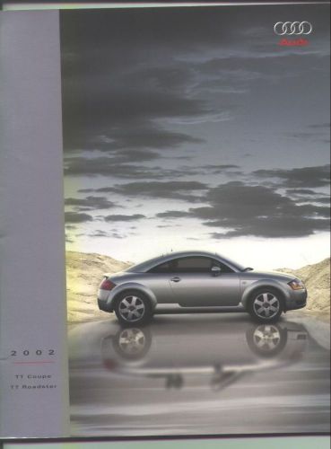 2002 audi tt coupe and tt roadster deluxe 42--page sales catalog