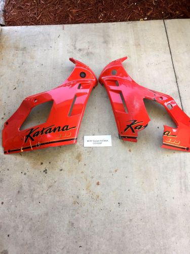 Oem 1988 - 1997 suzuki gsx 600 f katana r &amp; l fairing front upper cover panel