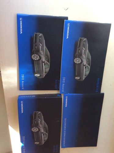 2013 honda accord sedan car owners manual books