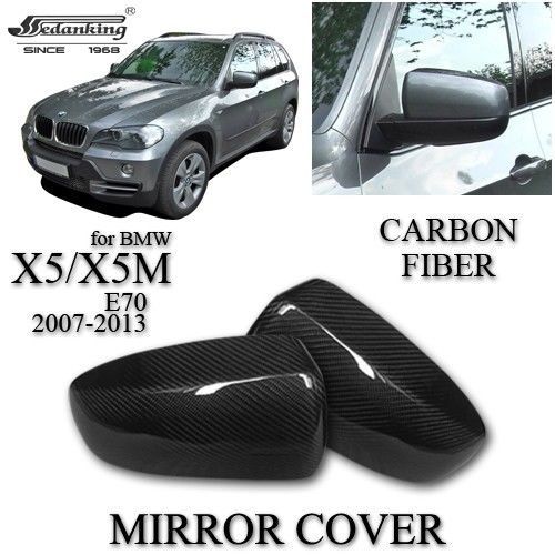 Mirror cover for bmw x5 x5m e70 2007-2013 bmw x6 x6m e71 e72 2008- carbon fiber