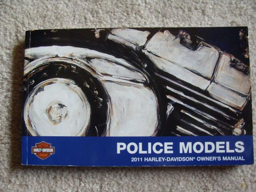 Harley davidson 2011 road king police owners manual