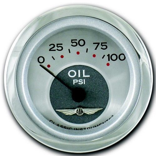 Classic instruments aw81glc oil pressure 100 psi - all american - gold low