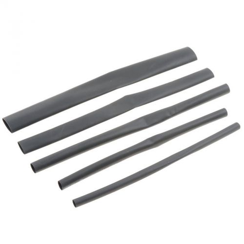 6 in. black assorted widths heat shrink tubing polyolefin - dorman# 85611