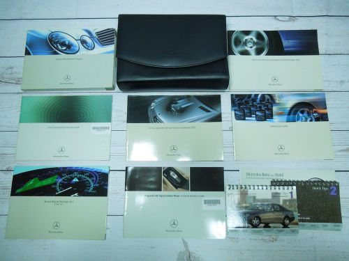 2004 mercedes benz e class e320 e500 e55amg owners manual set