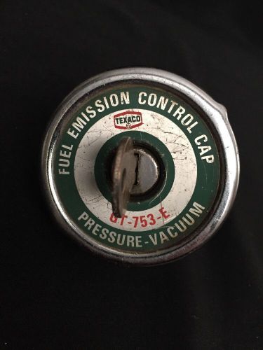 Texaco gt-753-e fuel emission control locking gas cap - pre owned