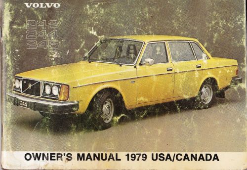 1979 volvo owner&#039;s manual