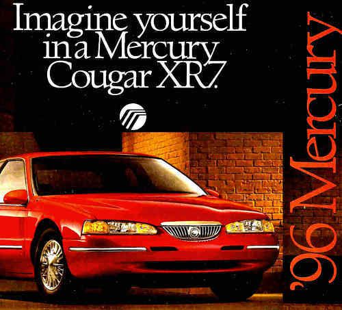 1996 mercury cougar xr7 factory brochure-cougar xr7