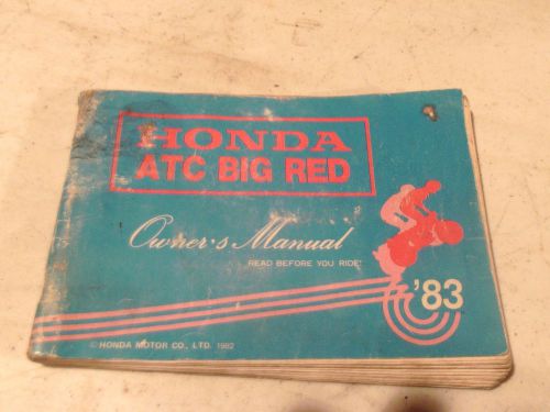 1983 honda atc 200 big red owners manual #2