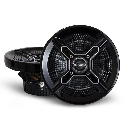 New! bazooka mac8100b 150 watt 8&#034; 2-way marine speakers boat audio speaker pair