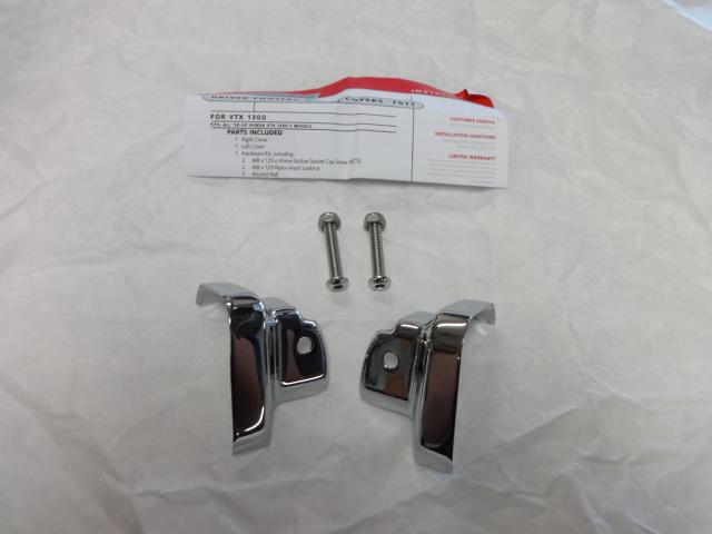 Honda vtx 1300c model 2003-2009 chrome drivers footpeg mount covers