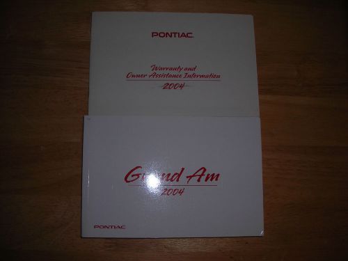 2004 pontiac grand am  owners manual