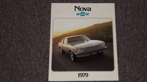 1979 chevy nova original dealership sales brochure