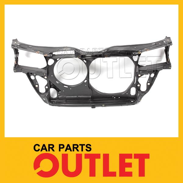 1998-2000 passat radiator core support raw mat black plastic 2001 early body gls