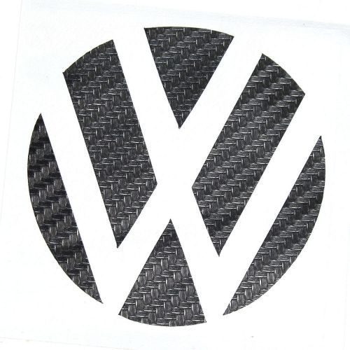 Carbon fiber sticker insert decal car trunk lid emblem for vw golf jetta mk5 mk6