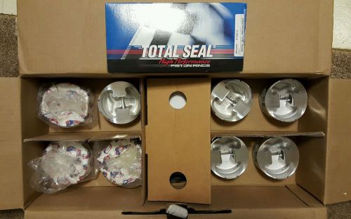 Sbc 383 4.030 je forged dished -28 pistons w/ total seal tnt gapless rings turbo