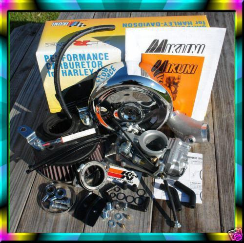 Mikuni carburetor total kit hsr 45mm carb 1999-2006 harley bobber chopper custom