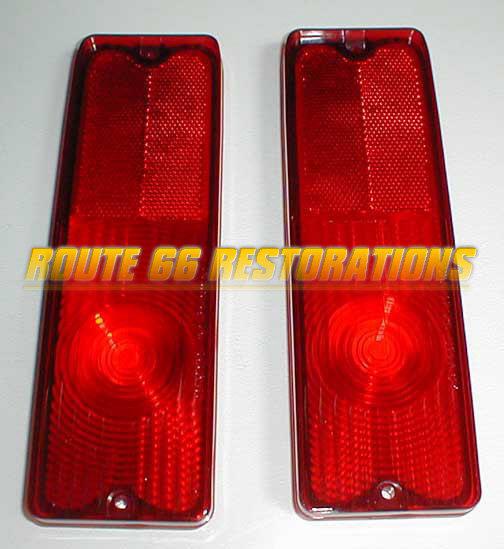 1967 1968 1969 1970 1971 1972  chevy gmc truck rear tail lenses pair new