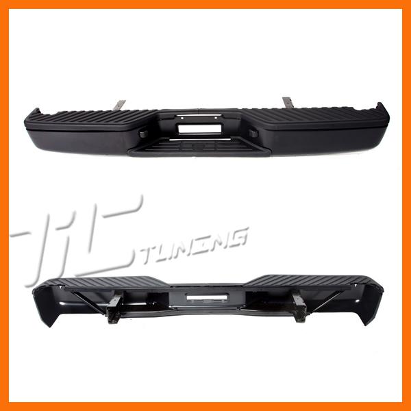 07-12 titan se/sv rear bumper primered brackets step pad lic lamp wo big tow pdc