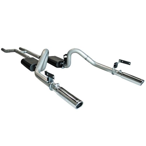 Flowmaster 17281 american thunder downpipe back exhaust system fits mustang