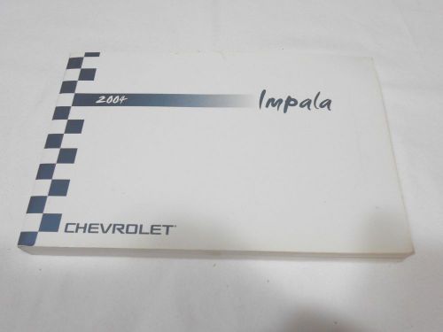 2004 chevrolet impala owner&#039;s manual. / very good condition  /  free s/h,,