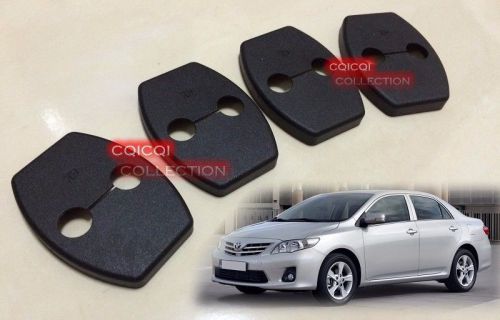 Toyota 06~12 corolla sedan door lock striker cover 4pcs ◎