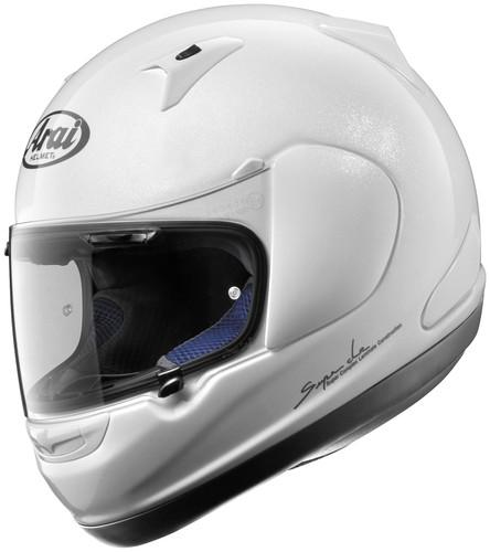 Arai rx-q solid motorcycle helmet white diamond xx-large