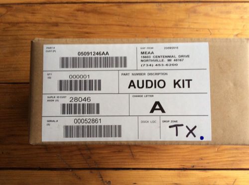 Chrysler.05091246aa  .wireless head phones oem part