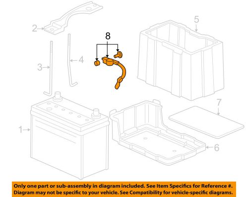 Honda oem 03-07 accord battery-negative cable 32600sdaa00