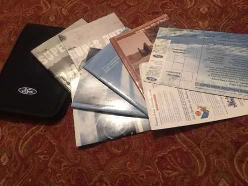 2008 ford super duty owners manual set. free shipping