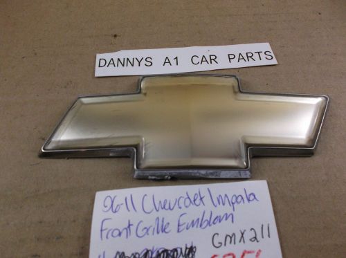 Chevrolet impala bow tie emblem p/n gmx211oem 2006 2007 2008 2009 2010 2011