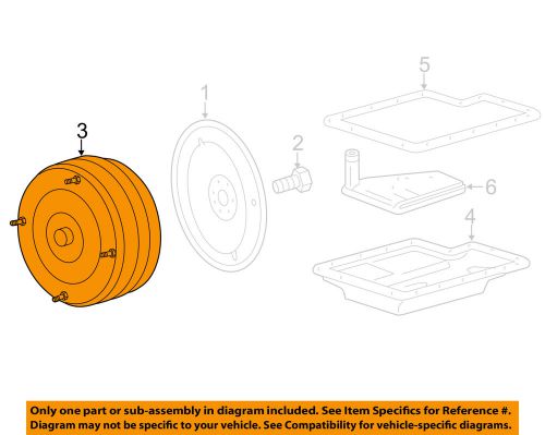 Ford oem 11-13 mustang-torque converter br3z7902c