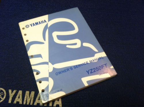 Yamaha oem owners service manual lit-11626-18-48 yamaha 2005 yz250ft