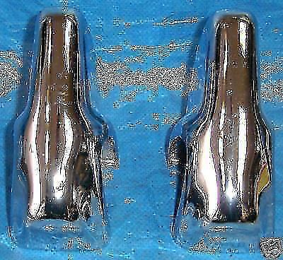 Rp489 1964 64 jaguar mk x bumper guards pair front